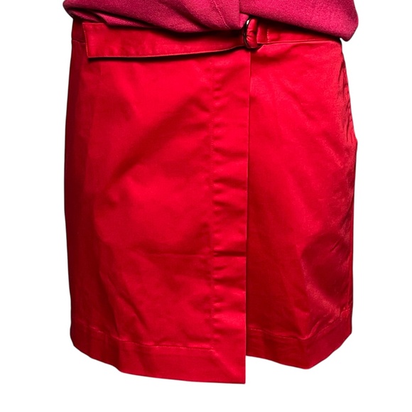 Lacoste Women's Pink Red Wrap Dress Polo Golf Tennis Logo Size 46 (14, L) NWT - Picture 6 of 12